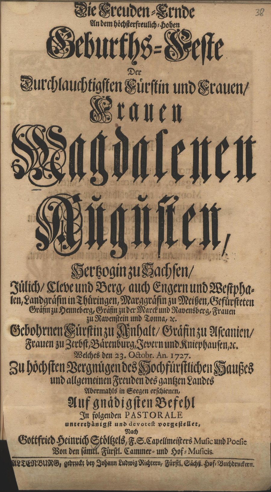 Gottfried Heinrich Stolzel