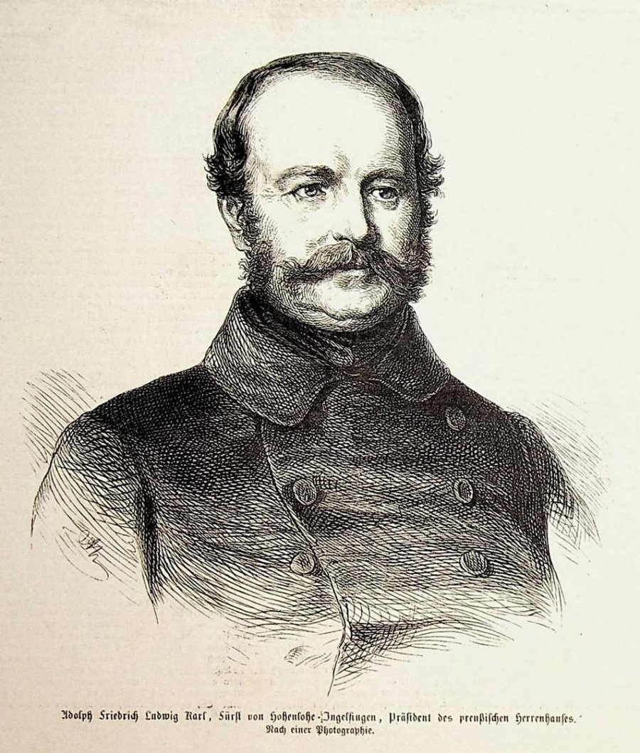 Prince Adolf Of Hohenlohe Ingelfingen