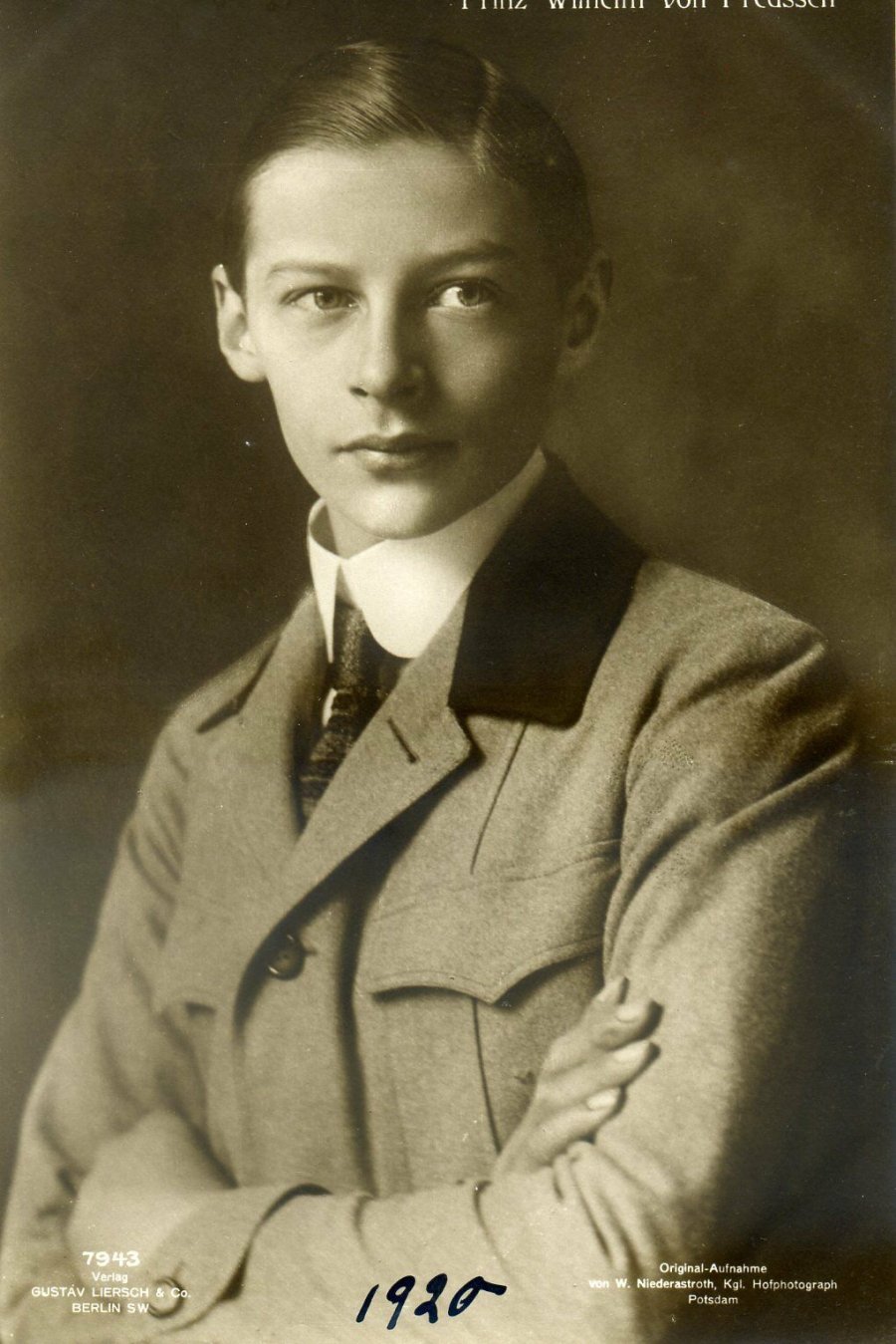 Prince Wilhelm Of Prussia 1906 1940